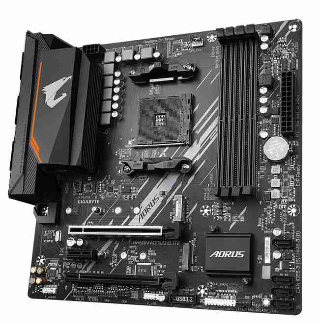 技嘉 B550M AORUS ELITE 小雕