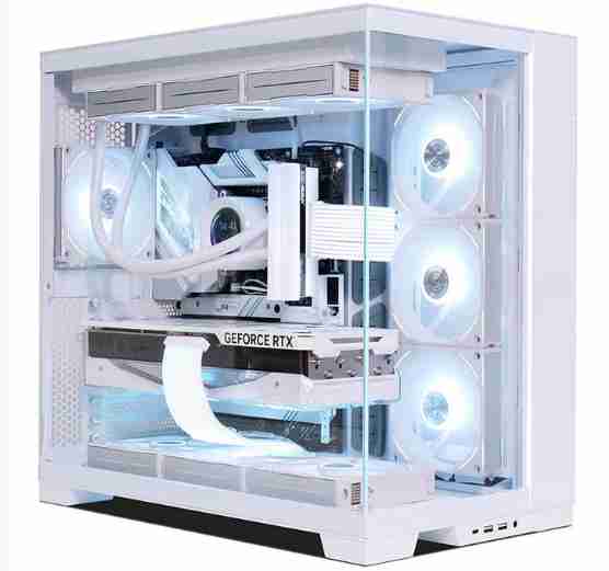联力 包豪斯 O11D EVO RGB 纯白 全视版