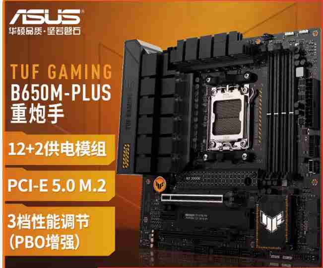 华硕 TUF B650M GAMING PLUS 重炮手 D5