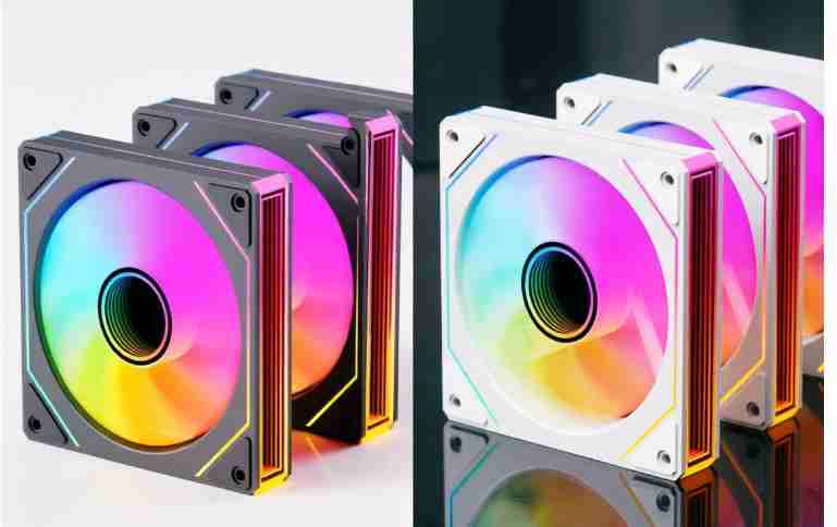 棱镜6PRO风扇 ARGB 白 黑（真PWM） 1个