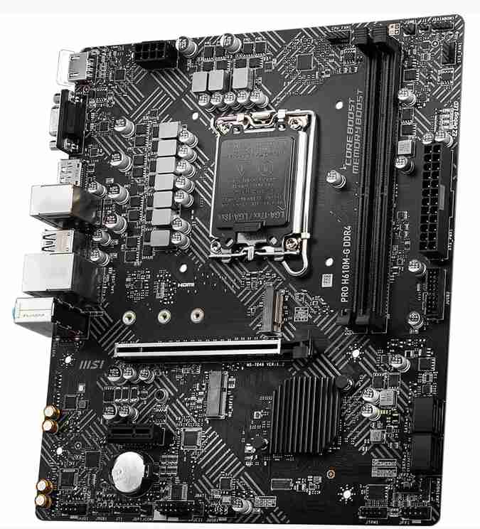 微星 PRO H610M-G D4 ARGB