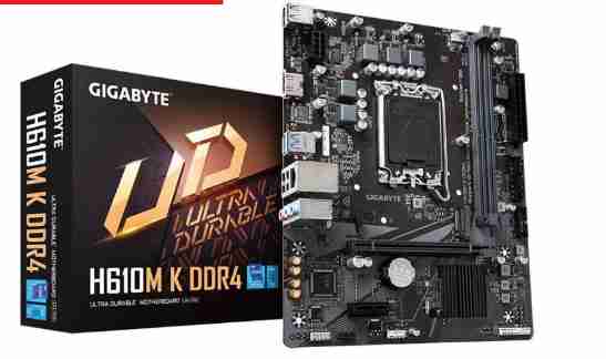 技嘉 H610M K DDR4