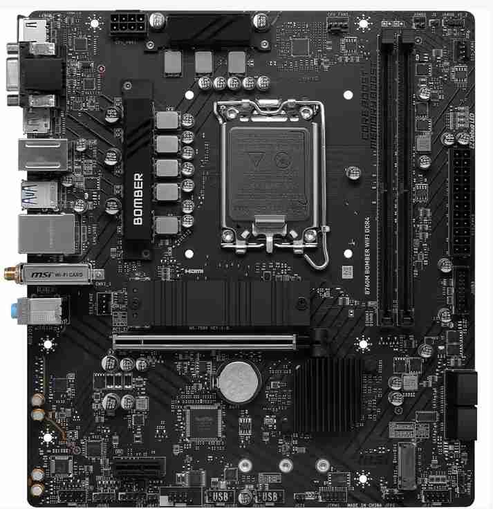 微星 B760M BOMBER 爆破弹 D4 WIFI6E