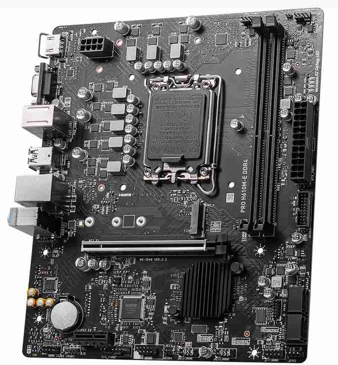 微星 PRO H610M-E D4