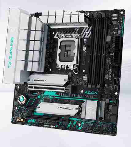华硕 TX GAMING B760M WIFI D4 天选 白色