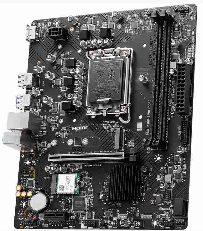 微星 PRO H610M-S WIFI D4 WIFI6