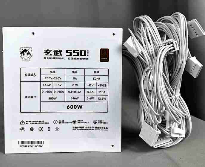 玄武 550V4 600W 铜牌 白色