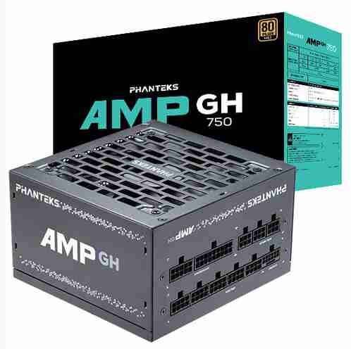 追风者 AMP GH750 750W 金牌全模组 ATX3.1 蟒纹线 黑色