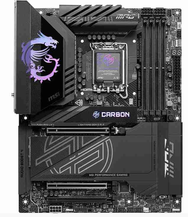 微星 MPG Z890 CARBON WIFI7 暗黑