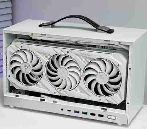 闪麟 S400 PRO 白色 手提机箱 ITX