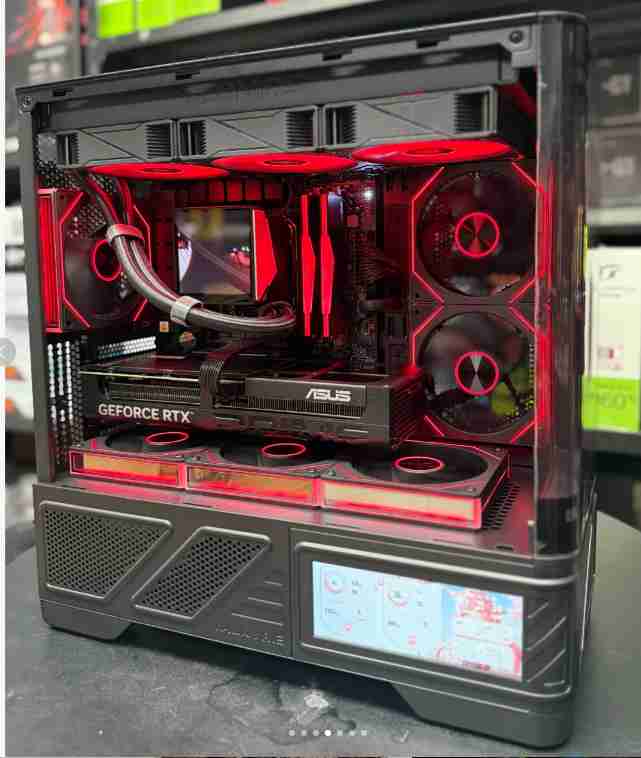 瓦尔基里 VK03-M 全景房黑色 带6.2寸屏幕 MATX