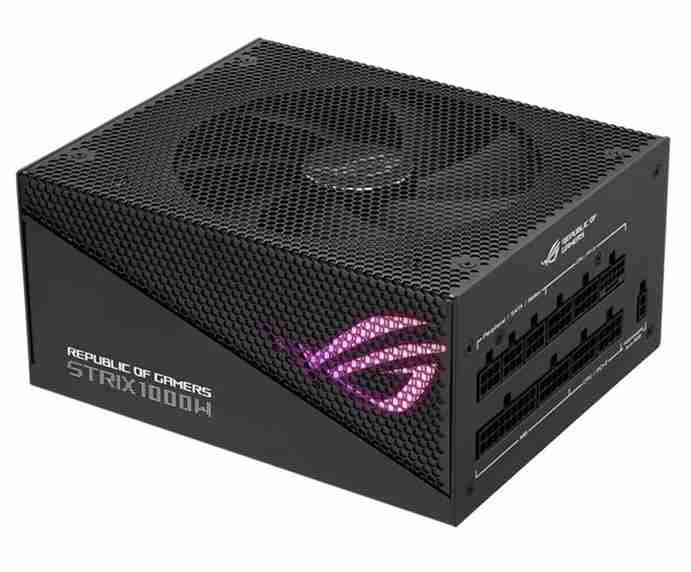 华硕 ROG STRIX 雷鹰氮化镓 1000P GAMING 1000W 白金全模组 ATX3.0