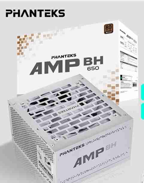 追风者 AMP BH650 650W 铜牌 ATX3.1 蟒纹线 白色