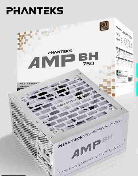 追风者 AMP BH750 750W 铜牌 ATX3.1 蟒纹线 白色