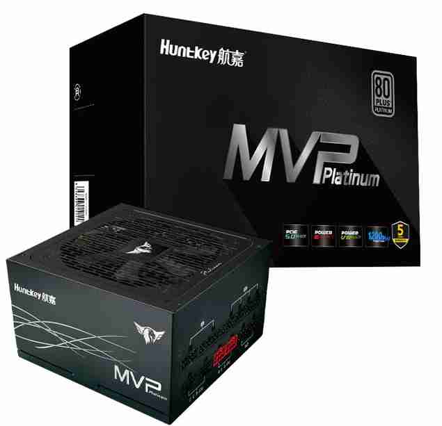 航嘉 MVP P1000 1000W 白金牌全模组 黑色 ATX3.1