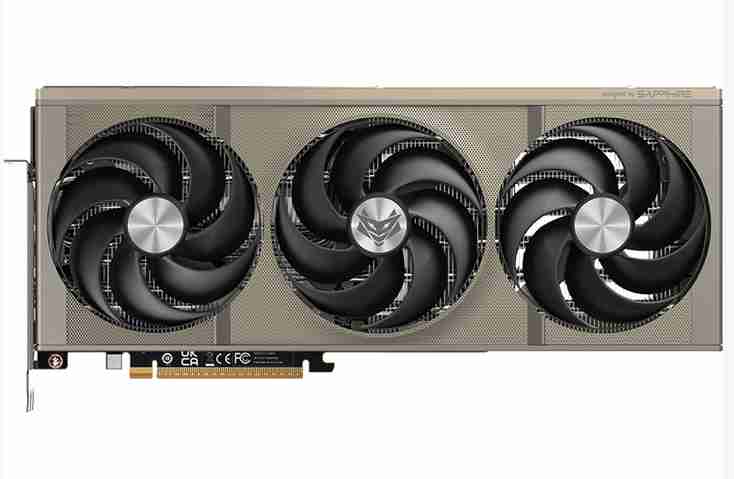 蓝宝石 RX9070XT 16G 氮动 银色三扇