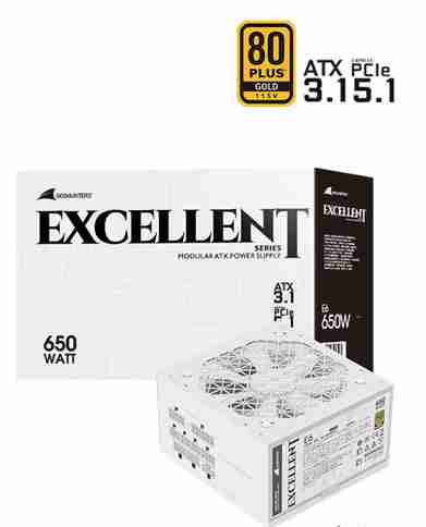 长城 E6 650W 80PLUS 金牌 全模组 白色 ATX3.1