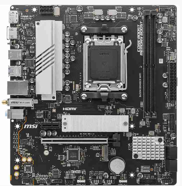 微星 B650M BOMBER WIFI6E D5 爆破弹