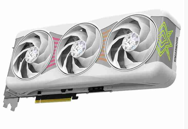 影驰 RTX5070 星曜LUNA OC 三扇 12G 白色