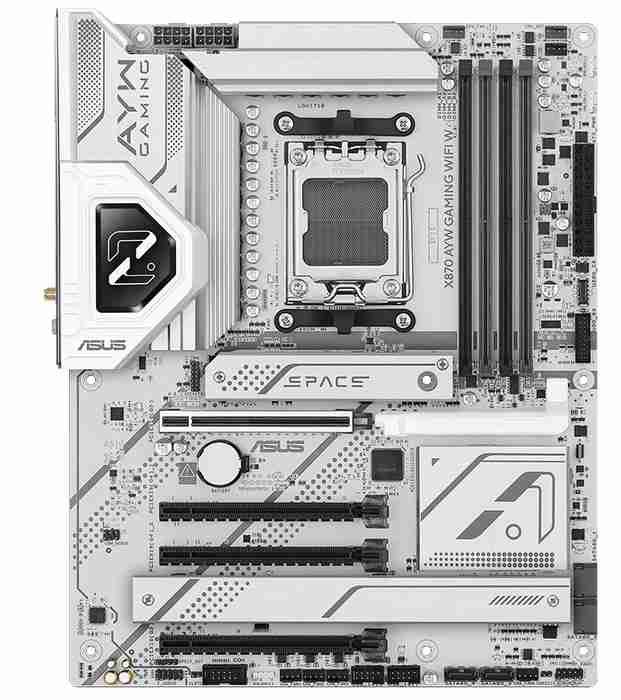 华硕 X870 AYW GAMING WIFI W D5 纯白色