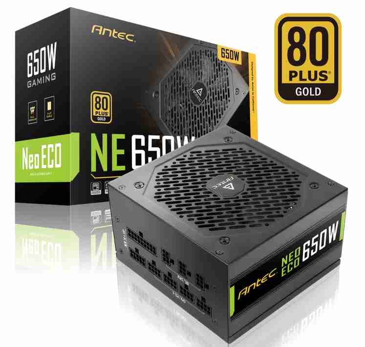 安钛克 NE650 650W 80PLUS 金牌全模组