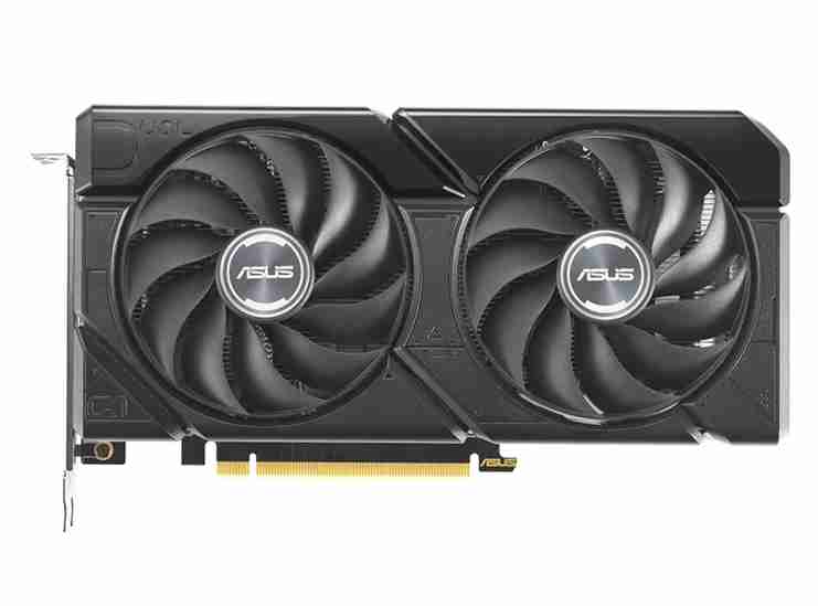 华硕 RTX4070S 12G DUAL 雪豹 黑色 双扇
