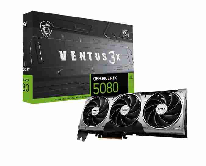 微星 RTX5080 16G VENTUS 3X OC 万图师