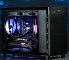 华硕 AP201冰立方机箱 钢化玻璃版 黑色