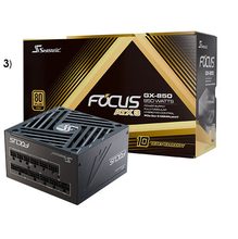 海韵 FOCUS GX-850W 金牌 全模组 ATX3.1 V4 黑色