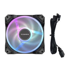 钛钽F080风扇 ARGB 2500转 黑-白 9个