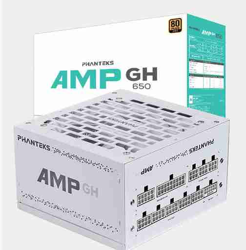 追风者 AMP GH650 650W 金牌全模组 ATX3.1 蟒纹线 白色