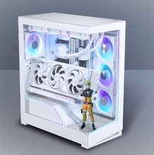 追风者 NV5S 白色无立柱海景房 ATX 带灯条