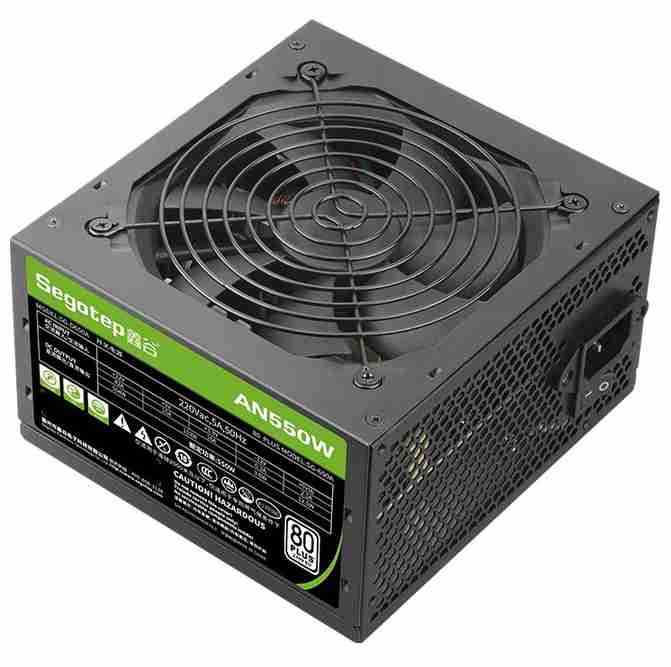 鑫谷 AN550 550W 白牌直出 黑色