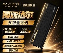 阿斯加特 海姆达尔 16G 6000 C36 黑色马甲 海力士A